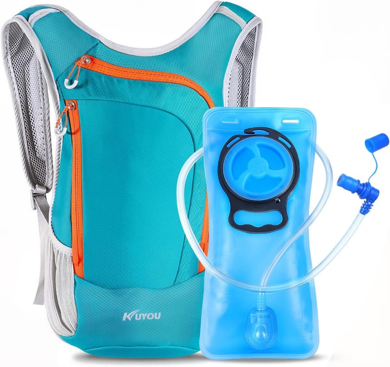KUYOU Running Hydration Vest - Lightweight Insulated Hydration Backpack with 2L Water Bladder, Adjustable Chest Straps and Reflective Water Backpack for Trail Running Marathon Race Hiking Cycling - Image 1